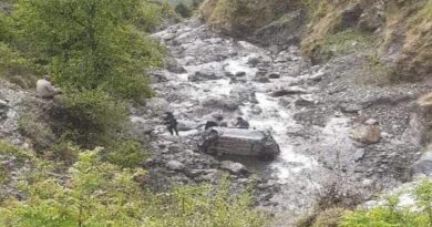 हिमाचल में गहरी खाई में गिरी कार, उपप्रधान व डिपू होल्डर की मौके पर मौत..