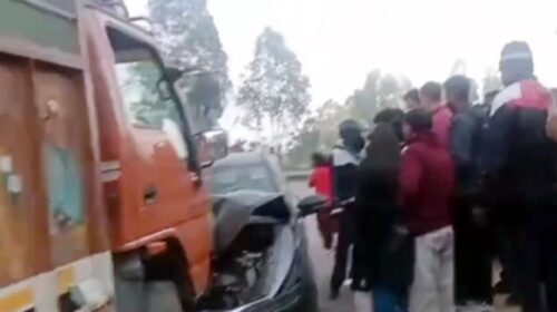 कालका-शिमला हाईवे पर कार-ट्रक की टक्कर, महिला की मौत, पति व बेटी घायल