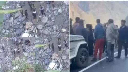 दर्दनाक कार हादसा, रोनहाट में सड़क से 250 फीट गहरी खाई में जा गिरी कार, 4 लोग थे सवार