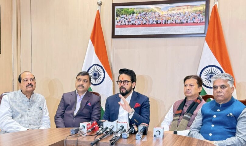 केंद्र ने हिमाचल के बजट में नहीं रखी कमी, गुमराह करना बंद करे कांग्रेस सरकार: अनुराग सिंह ठाकुर