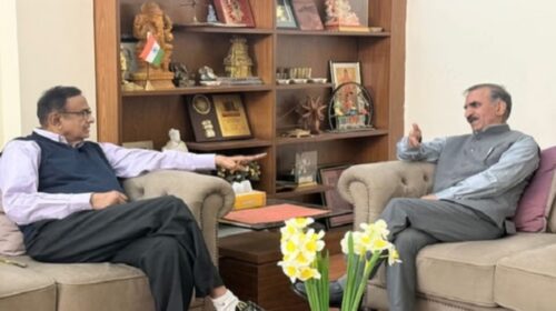 हिमाचल काे आर्थिक संकट से उबारने दिल्ली पहुंचे CM सुक्खू, पूर्व केंद्रीय वित्त मंत्री पी. चिदंबरम से की मुलाकात
