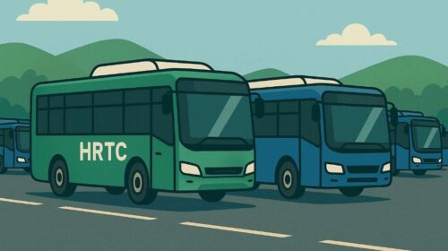 HRTC बस में हाई-वोल्टेज ड्रामा! कंडक्टर ने टिकट मांगा तो युवती ने जड़ दिया तमाचा