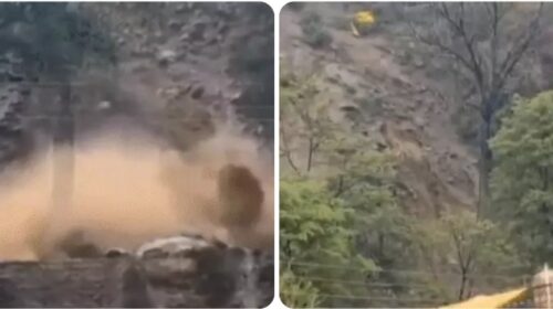 कुल्लू में कुदरत का कहर! इनर अखाड़ा में दरकी पहाड़ी, प्रशासन ने खाली करवाए 5 घर