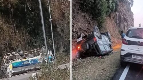 सिरमौर में दो बड़े हादसे: कहीं पलटा पेट्रोल टैंकर, तो कहीं बोलेरो के उड़े परखच्चे!