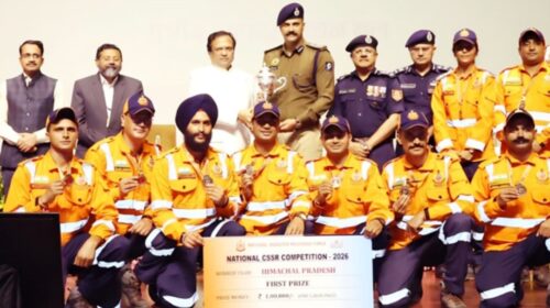 हिमाचल SDRF ने रचा इतिहास…देश में दूसरी बार अव्वल, 41 मिनट में टास्क पूरा कर बनाया नया रिकॉर्ड
