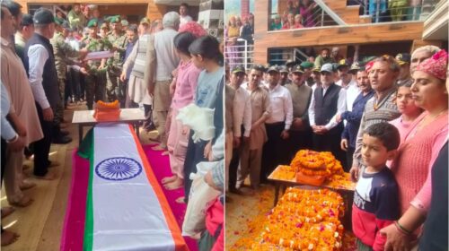 शिलाई के भूतपूर्व सैनिक दीप बिरसांटा का ह्रदयघात से देहांत, नम आंखों से पंचतत्व में विलिन..
