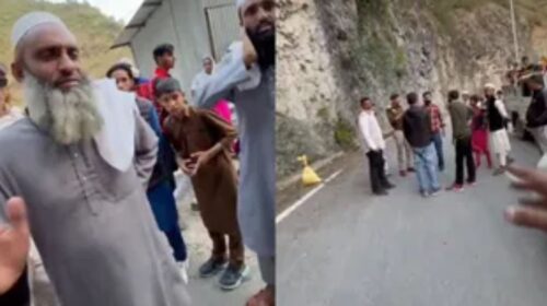 शिमला में सड़क पर नमाज पढ़ने को लेकर हंगामा, स्थानीय लोगों ने रोका और लगवाए ‘भारत माता की जय’ के नारे