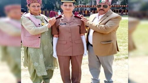 हिमाचल की बेटी काजल ठाकुर बनी भारतीय सेना में लैफ्टिनैंट, क्षेत्र का नाम किया रोशन