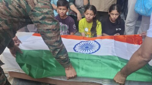 शिलाई के ढाडस गांव के वीर भूतपूर्व सैनिक गोपाल बिरसांटा पंचतत्व में विलिन