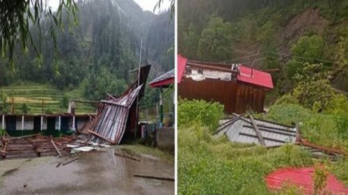 हिमाचल में कुदरत का कहर : आंधी-तूफान ने मचाई तबाही…2 लोगों की मौत, घरों की छतें उड़ीं
