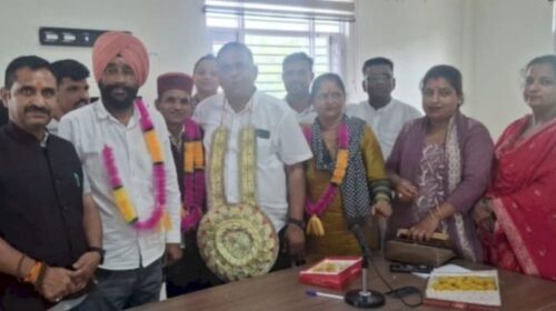 श्री रमेश चौधरी अध्यक्ष एवं श्रीमती माया देवी उपाध्यक्ष निर्वाचित