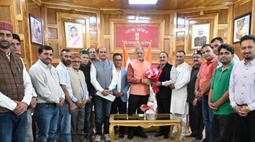 बलदेव तोमर के नेतृत्व में महामहिम राज्यपाल से मिला हाटी समिति प्रतिनिधिमंडल..
