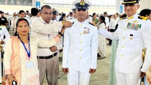 पिता चलाते हैं ट्रक, बेटा भारतीय नौसेना में बन गया बड़ा अफसर, क्षेत्र में खुशी की लहर