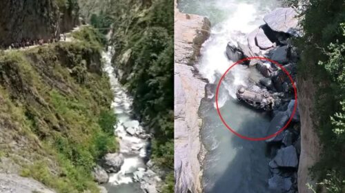 दर्दनाक हादसा: 300 फीट गहरी खाई में गिरी कार, 3 की मौत, 2 घायल