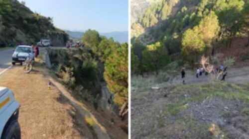 हिमाचल के चंबा में अनियंत्रित होकर खाई में गिरी गाड़ी, एक ही गांव के सात लोगों की मौत