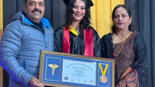 अमेरिका में कैंसर रिसर्च के लिए डॉक्टर सना का चयन…
