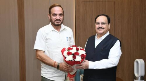 दिल्ली में जेपी नड्डा से मिले मदन शर्मा, पांवटा की राजनीति में हलचल तेज..