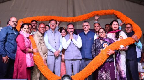 मुख्यमंत्री ने पच्छाद विधानसभा क्षेत्र में 237.23 करोड़ रुपये की छह विकासात्मक परियोजनाओं के किये लोकार्पण व शिलान्यास..