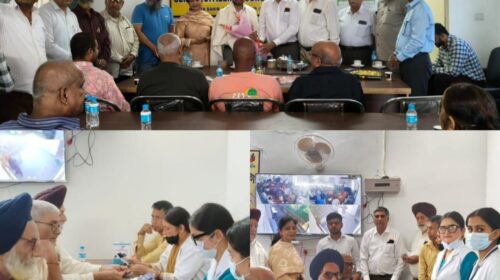 एक दिवसीय चिकित्सा शिविर में हुई डिमेंशिया (भूलने की बीमारी) की  स्क्रीनिंग व सामान्य स्वास्थ्य जांच..