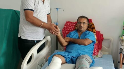 समाजसेवी व पर्यावरणविद्व नाथूराम चौहान से मिले मजदूर नेता, प्रशासन से सुरक्षा मुहैया करवाने की मांग..