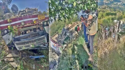 हिमाचल प्रदेश के रामपुर में HRTC बस खाई में गिरी, 20 साल के युवक की मौत, कई लोग घायल